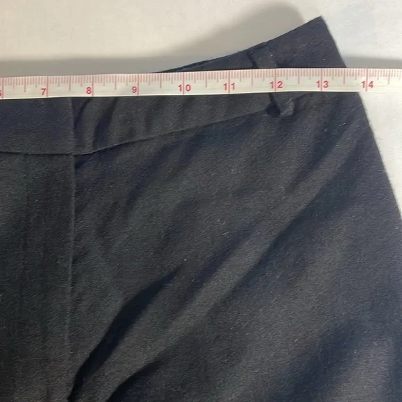Talbots 100% Italian Wool Black Pants Made in USA Fully Lined‎ Trouser Size 4P - Picture 7 of 14